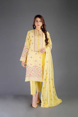 Bareeze Gul Rung Bnl984 Yellow Collection 2021