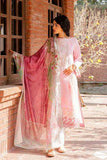 Cross Stitch Pink Aster Tabeer Premium Lawn 2,021