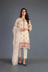 Bareeze Ethnic Bloom Ch3229 Brown Collection 2021