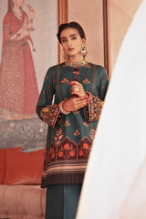 Cross Stitch Teal Radiance Nur Jahan Collection 2020
