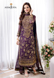 Asim Jofa Chiffon, Deep Purple Jhilmil Collection Online Shopping