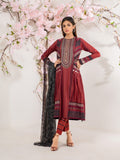 Edenrobe EWU21V2-20446 Rust Nayab Eid Collection 2022 Online Shopping