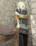 Junaid Jamshed JLAWN S-21-748 COAL Spring Summer 2021