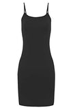 Women's Cami Dress- Basic Bodycon Camisole Slip -Sexy Underdress