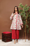 K1806C 2PS RED Ittehad Fall Winter 2021