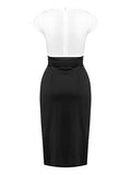 Women's Bodycon Pencil Dress Slim Wear to Work Dresses Cocktail Party Sheath Dress | Women's Work Dresses