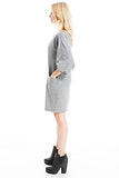 Women's Double Knit 3/4 Sleeve Short Dress | Women's Casual Dresses
