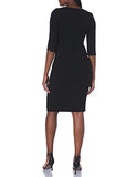Women's 3/4 Sleeve Bottom Slit Marisa Sheath Dress 3/4 Sleeve Bottom Slit Marisa Sheath Dress | Women's Work Dresses