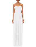 Women's Plus Size Plain Boobtube Elasticated Sheering Maxi Dress