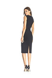 Dress the Population Women's ELLE Sweetheart Sleeveless Bodycon MIDI Dress,  Black,  M