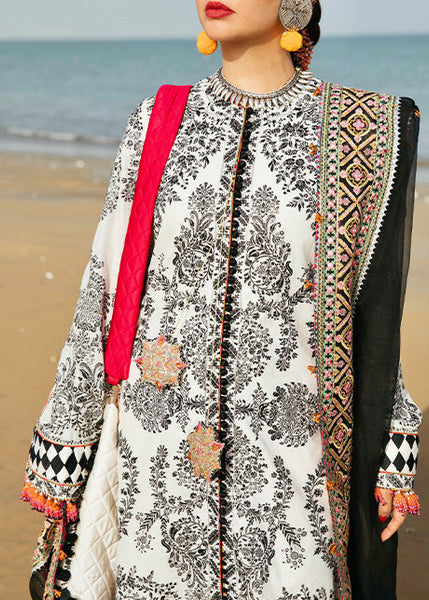 Hussain Rehar Zerbar Rahgoli Lawn 2022 Online Shopping – Original Brand