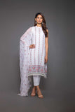 Bareeze Floral Expressions Bnl726 White Collection 2021