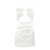 Summer Dresses for Women, Ladies Sexy Solid Sleeveless Backless Sling Dress Breast Wrap Dress Club Dress Party UK Size | Women's Work Dresses