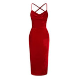 Women's Sexy Spaghetti Strap Bodycon Dress,  Mini Party Club Night Out Dress