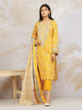 Edenrobe EWU22V1 23553 Yellow Khayal Summer Lawn 2022 Online Shopping