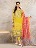 Edenrobe EWU22V1-23675 Mustard Nayab Eid Collection 2022 Online Shopping