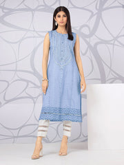 Edenrobe EWU22V1-23705 Sky Blue Nayab Eid Collection 2022 Online Shopping