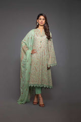 Bareeze Royal Paisley 1 Mc620 Green Collection 2021