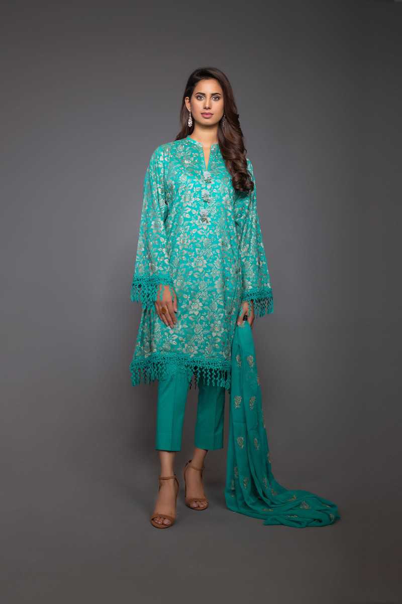 Bareeze Gul E Shams Bnl729 Green Collection 2021