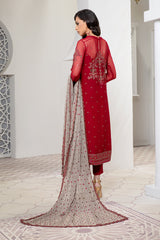 Zarif Crimson Pareesia Luxury Formals 2022 Online Shopping