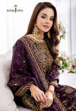 Asim Jofa Chiffon, Deep Purple Jhilmil Collection Online Shopping