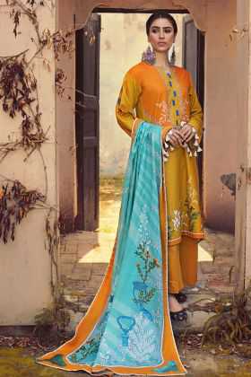 Gul Ahmed Corduroy suit CD-38 Winter Collection 2020