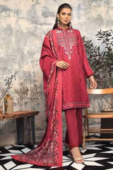 Gul Ahmed Khaddar Embroidered Suit K-107 A Winter Collection 2020