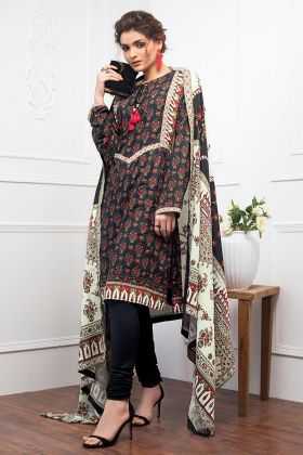 Gul Ahmed Twill Linen Suit LT-09 Winter Collection 2020
