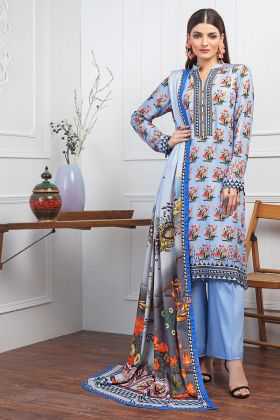 Gul Ahmed Twill Linen Suit LT-05 Winter Collection 2020