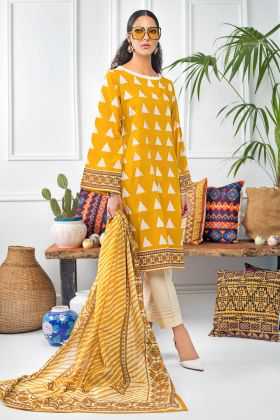 Gul Ahmed Printed Cambric Suit CNT-04 2020