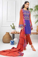 Gul Ahmed Printed Cambric Suit CBN-114 B 2020