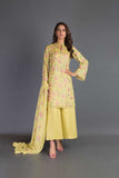 Bareeze Floral Classic 1 Bnl967 Mustard Collection 2021