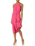 Women's Adorn You Asymmetrical Ruffle Midi Dress