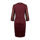 Women's Dress Sweet & Cute Dress Ladies Sexy Plus Size Long Sleeve Solid Splicing Perspective Sequin Dress Fancy Cocktail Dress Party Dress Maxi A-line Dress | Original Brand | Women's Cocktail Dresses