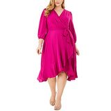 Women's Wrap Dress (Regular, Petite & Plus)