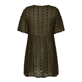 Women's Dress Sweet & Cute Dress Ladies Summer Dress V-Neck Dot Short Sleeve Casual Loose Flowy Dress Fancy Cocktail Dress Party Dress Maxi A-line Dress