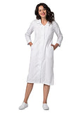 Scrub Dress for Women - Embroided Collar Dress | Women's Work Dresses