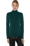 Women's 100% Pure Cashmere Long Sleeve Pullover Turtleneck Jumper | Original Brand