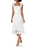 Women's Sleeveless All Over Lace Midi Dress | Women's Lace Dresses
