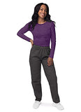 Heather Eggplant Scrubs for Ladies - Long Sleeve Comfort Underscrub Tee - SIVVAN Womens Fall Fashion | Women's Tops and Blouses