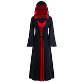 Christmas Dresses Nice Fashion Long Sleeve Hooded Colour Patchwork Festival Dress Xmas Club Dress | Original Brand | Women's Work Dresses