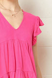 Women's Riki Ruffle Sleeve V-Neck Top | Original Brand | Women's Tops and Blouses