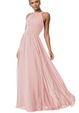 Dresspic Neck Wedding Bridesmaid Dress Waist A Line Prom Evening Gowns B035