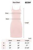 Women's Cami Dress- Basic Bodycon Camisole Slip -Sexy Underdress