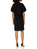 Women's Flutter Sleeve Jacket Dress with Embellishment | Original Brand | Women's Work Dresses