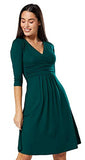 Women's Knee Length 3/4 Sleeve Viscose Circle Dress 282 | Original Brand