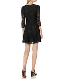 Women's 3/4 Sleeve Lace Fit And Flare Dress | Women's Casual Dresses