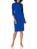 Women's Knotted Crepe Sheath Dress | Women's Work Dresses
