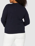 Women's Cotton V Cardigan, Blue (Navy B8895), X-Small | Women's Cardigan