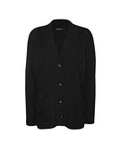 Womens Ladies Matching Button Long Sleeve Pocket Top Knitted Cardigan Ideal for Casual | Women's Cardigan